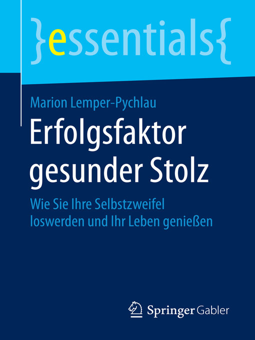 Title details for Erfolgsfaktor gesunder Stolz by Marion Lemper-Pychlau - Available